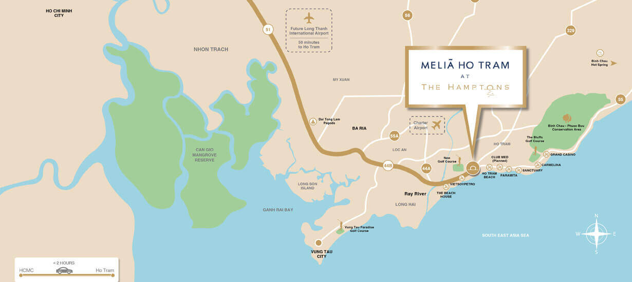 Melia Hồ Tràm at The Hamptons